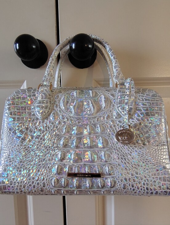 Brahmin Handbags - Brahmin Reflect Croc-Embossed Stacy Satchel
